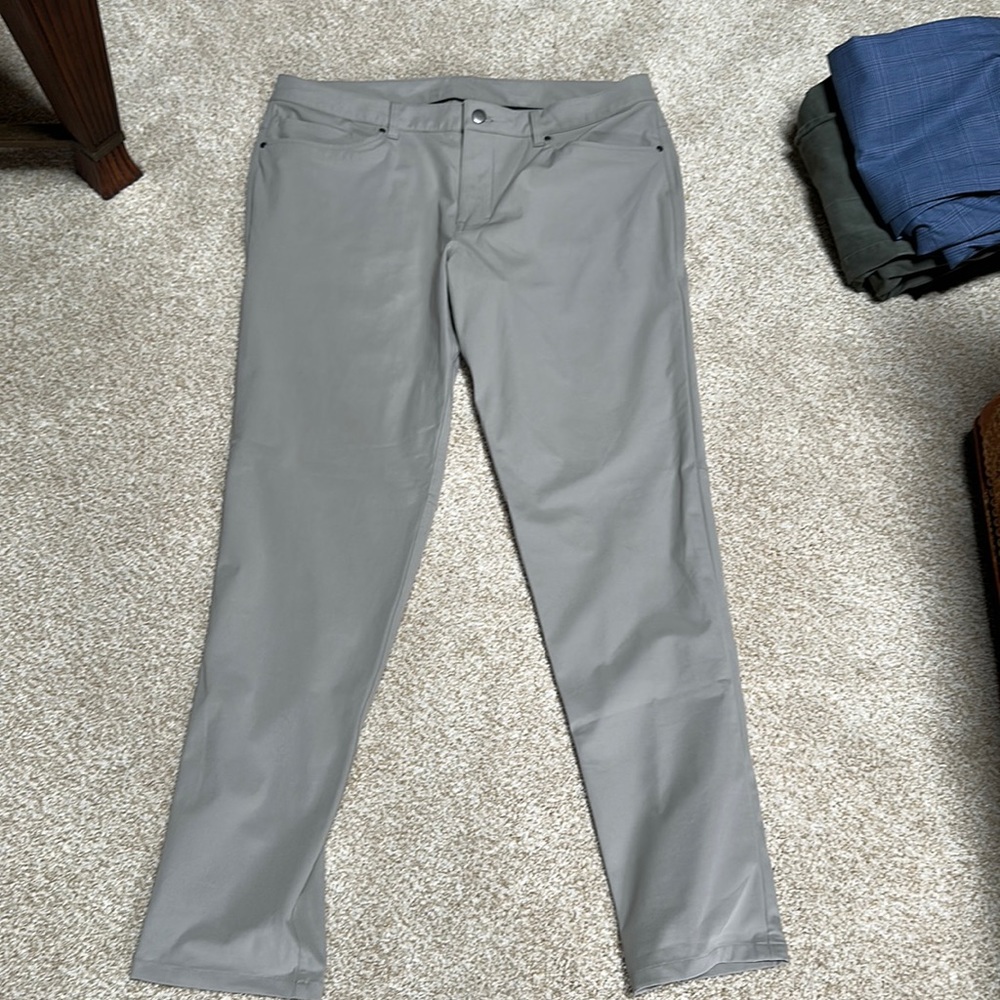 Gray pants